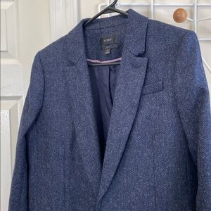 J Crew - Wool Blazer Jacket Alfie Quality British Cloth - Navy - 12